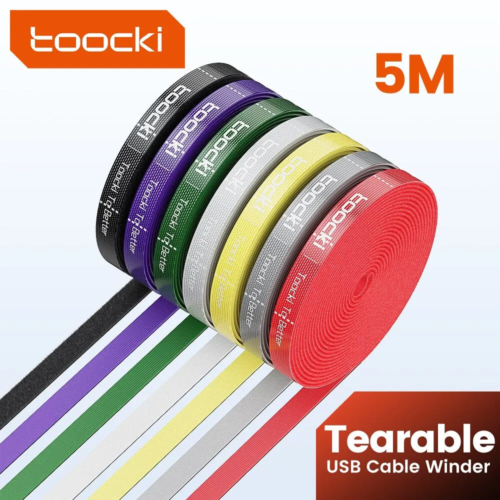 شريط Toocki لتنظيم الكابلات — ٥ أمتار