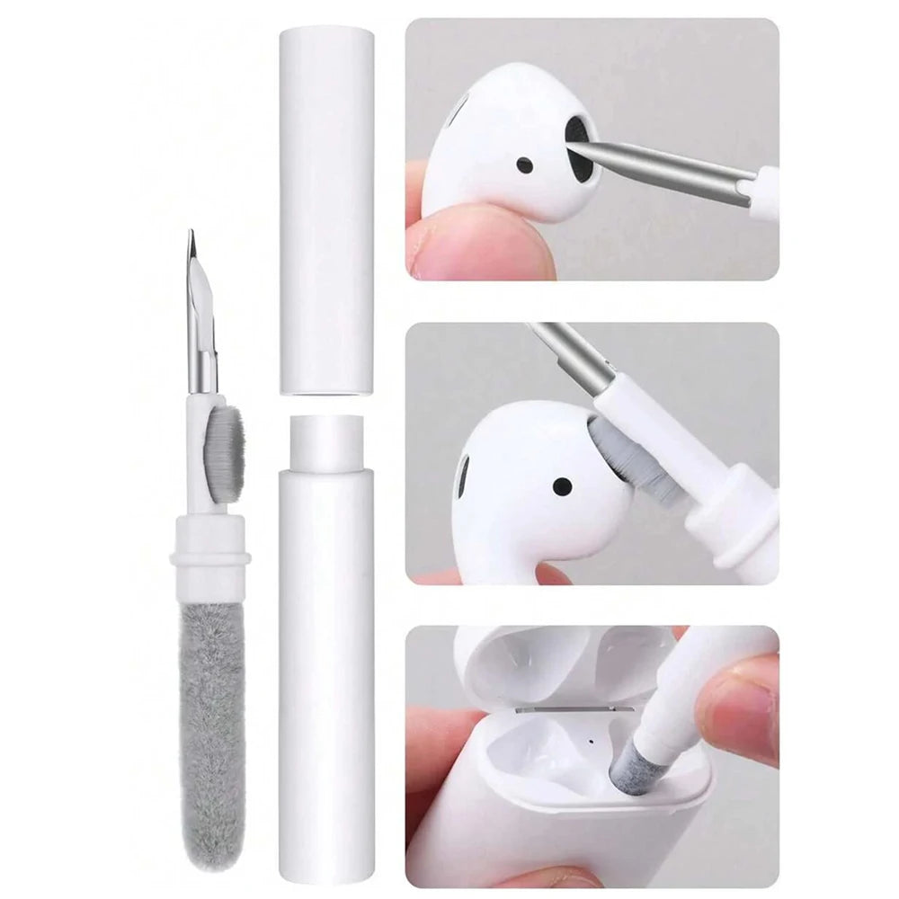 قلم تنظيف للسماعات — أبيض